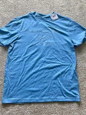 American Eagle Outfitters Sky Blue Short Sleeve Crew Tee